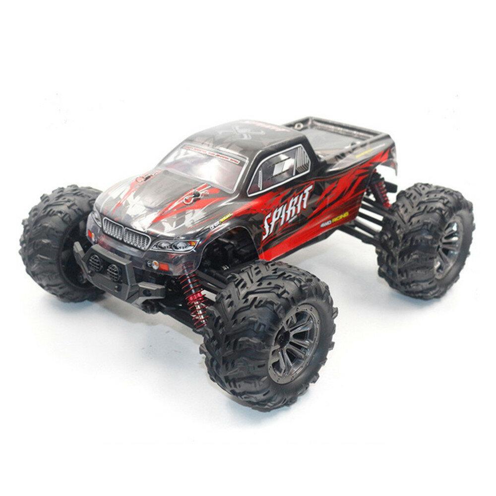 With Two Battery 2.4G 4WD 52km/h Brushless Proportional Control RC Car LED Light RTR Toys