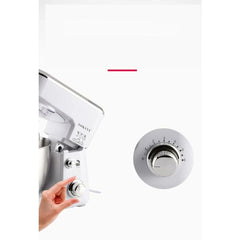 Three In One Electric Stand Mixer Dough Hook Beater Noise Reduction 6 Speed Adjustment 800W