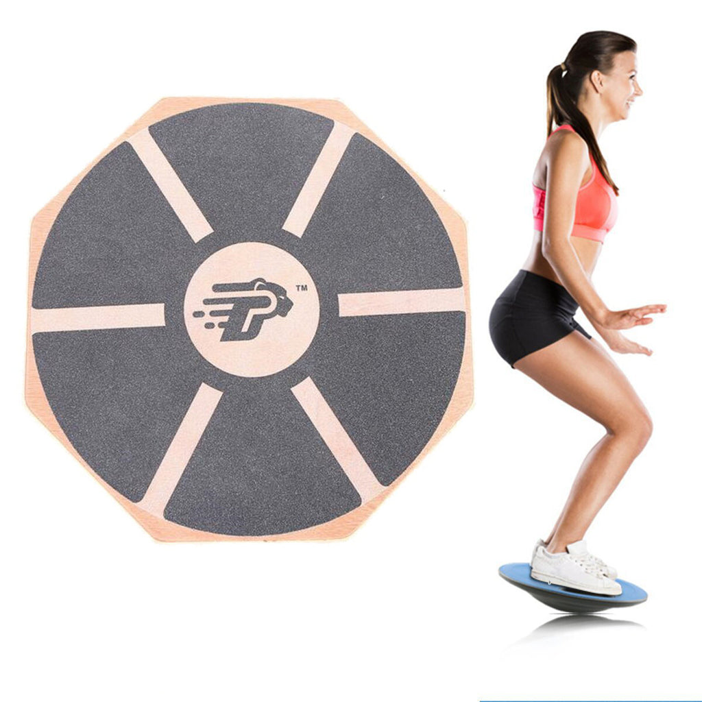 39.5CM Diameter 360° Rotation Wobble Balances Board Stability Disc Yoga Training Fitness Exercise Twists Boards