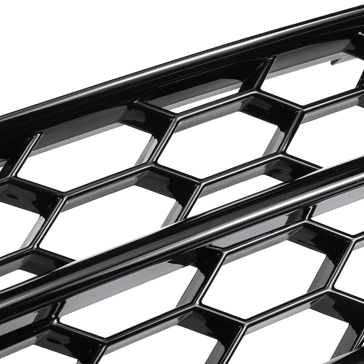 Plating Front Fog Light Cover Honeycomb Hex Grille Grill