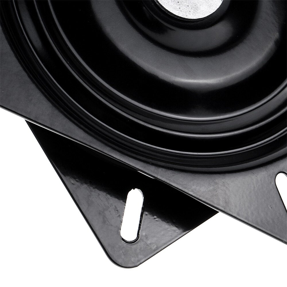 4Pcs 7 Inch Bar Stool Swivel Plate Replacement 360 Rotation Square Swivel Mechanism Turntable Replacement Accessories for Recliner Chair Furniture