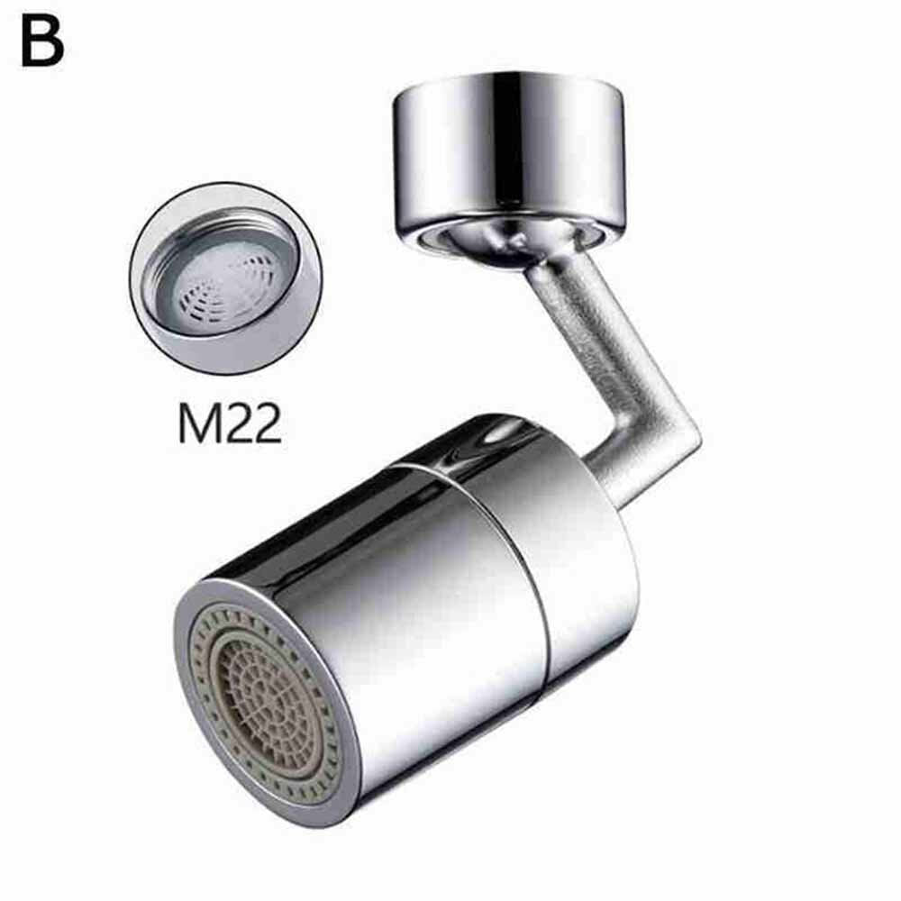 360 Degree Swivel Faucet Universal Rotating Mesh Mouth Anti Splash Head Dual Model Bubbler Faucet Extender for Bathroom Kitchen