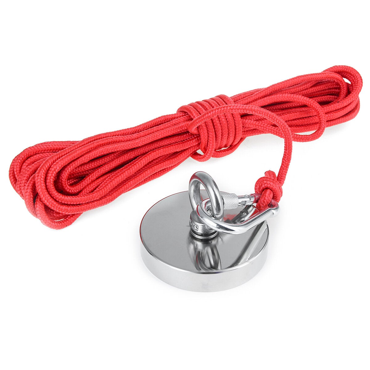 35-600KG Strong Fishing Magnet With Rope Gloves Pull Salvage Neodymium Fishing