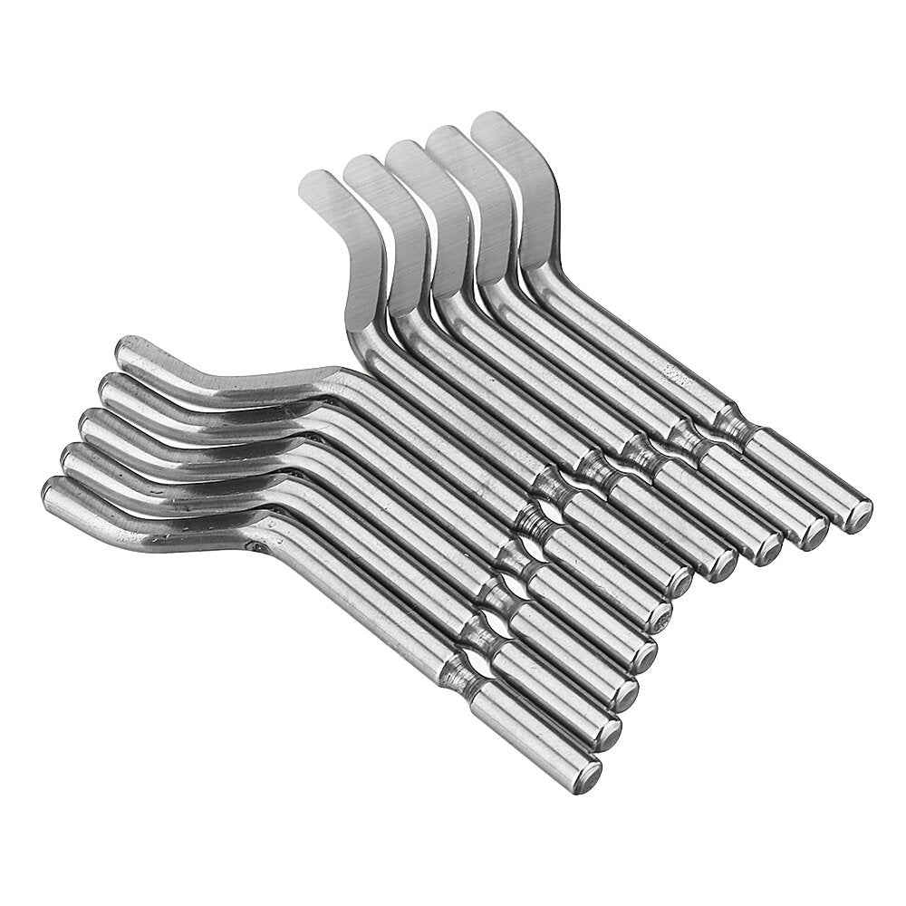 Burr Handle Scraper Deburring Tool 10pcs Deburring Trimming Blade Cutter Tools Kit