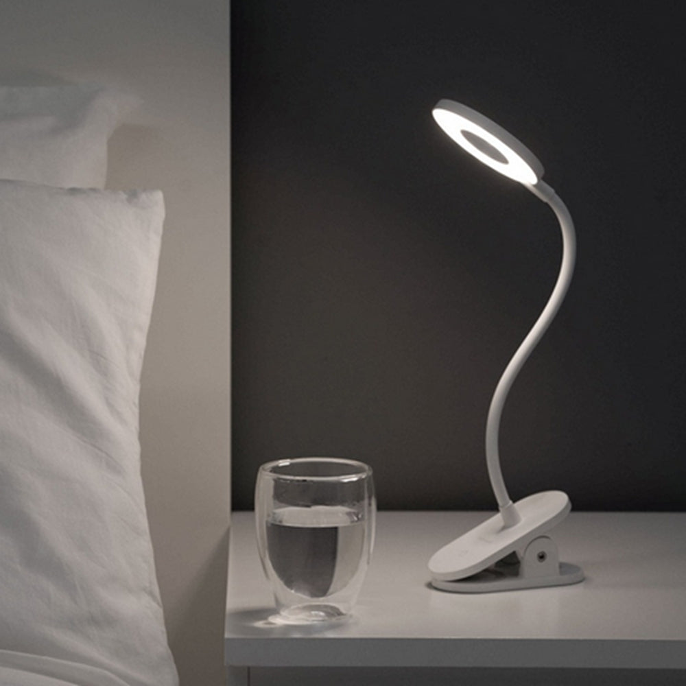 5W USB Rechargeable Clip Desk LED Lamp Eye Protection Reading Light