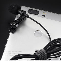 USB Type-C Microphone Mini Small Portable Wired Clip-on Lapel Collar Lavalier Condenser USB-C for Phones