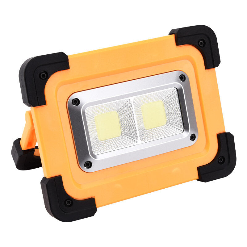 COB/LED USB Solar Charging Camping Light Waterproof 4 Modes 180 Handle Adjustable Spotlight Searchlight Emergency Lantern