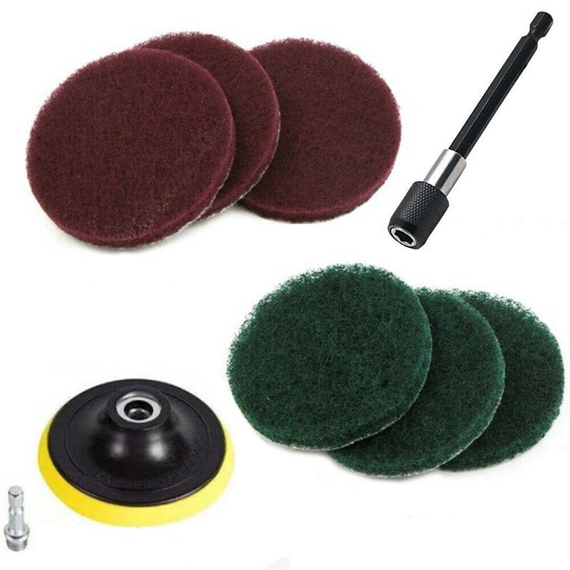 14pcs Drill Brush Tub Clean Electric Grout Power Scrubber Cleaning Tool Kit