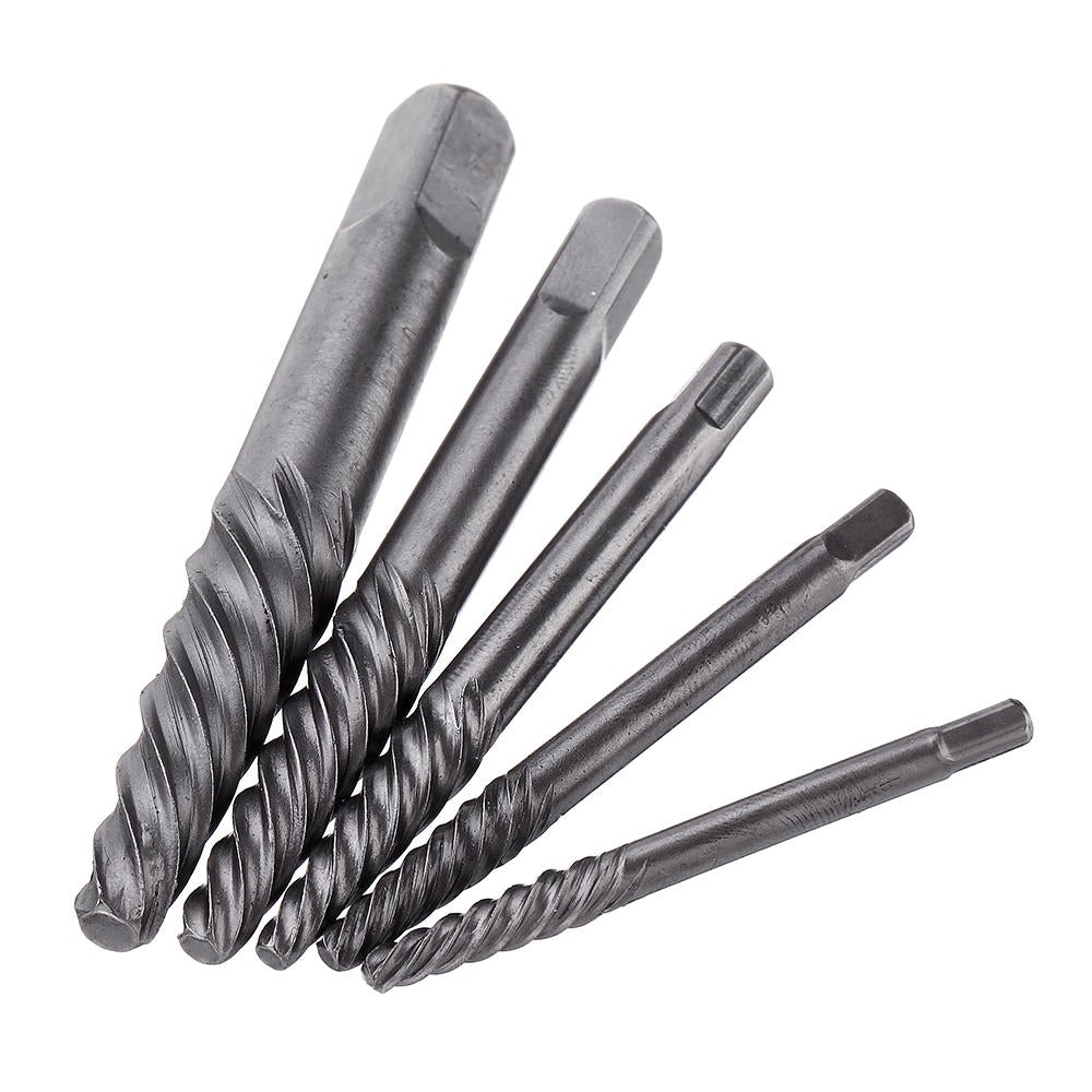 11Pcs M3-M12 Screw Extractor Drill Bit Damaged Broken Screw Bolt Tap Die Wrench Stud Remover Tool Kit