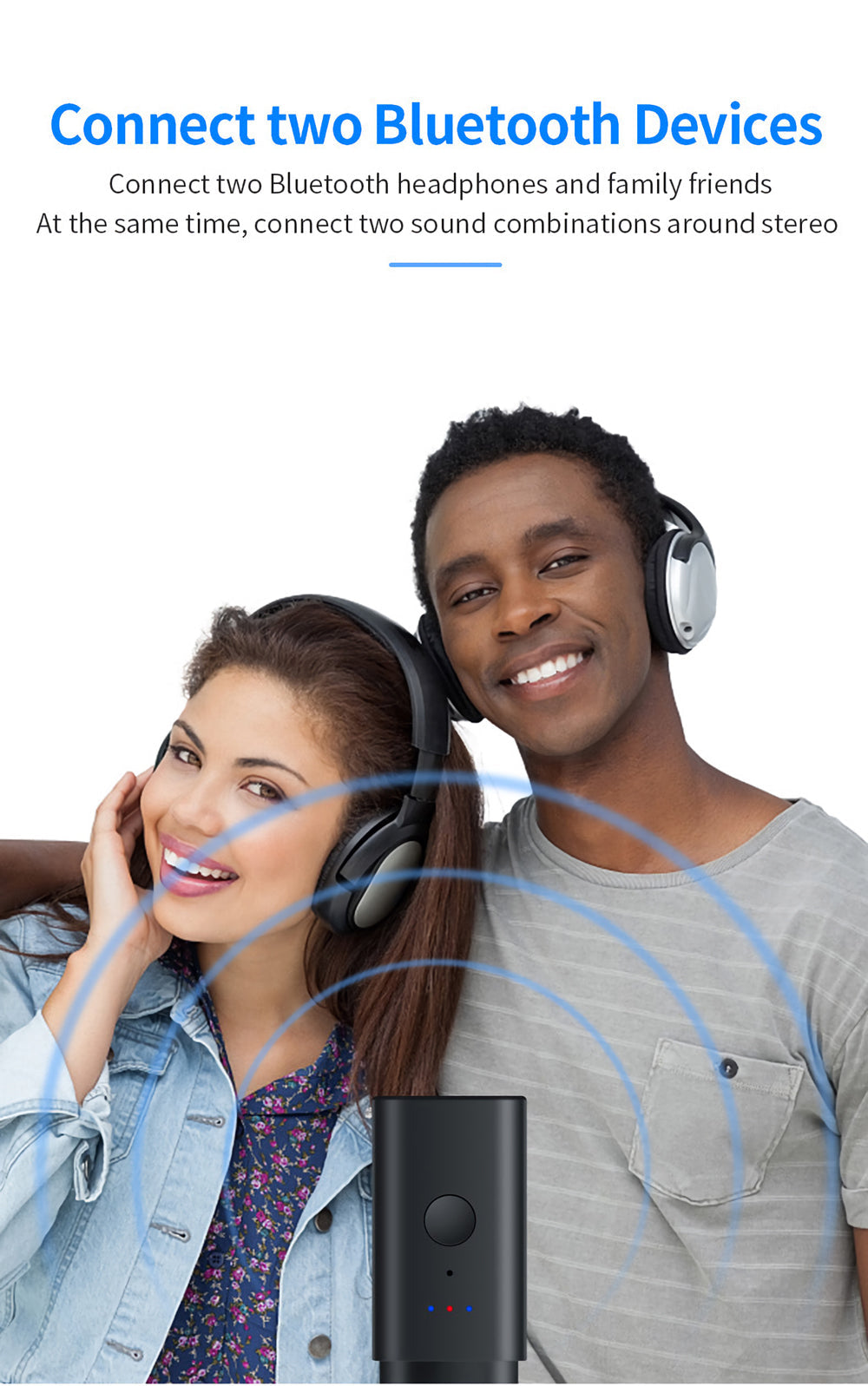 USB Wireless Audio Transmitter Bluetooth 5.2 Adapter Transmitter Bluetooth Supports TV/Computer Audio Transmission