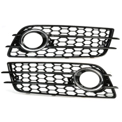 Plating Front Fog Light Cover Honeycomb Hex Grille Grill