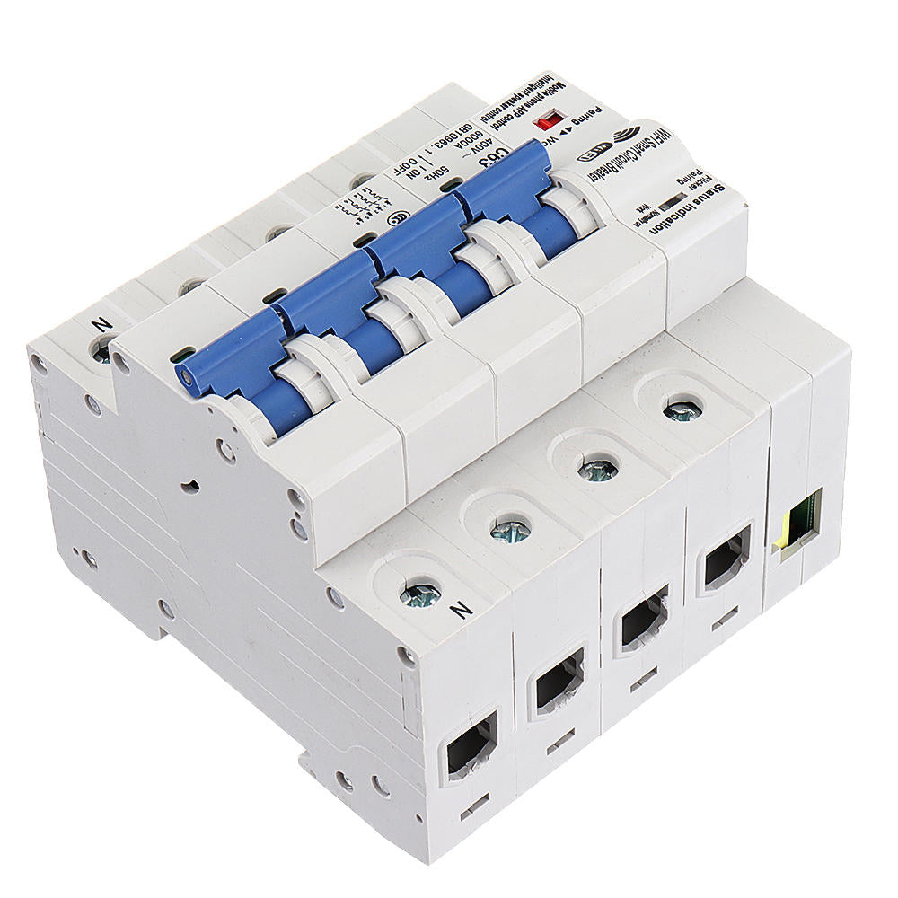 WiFi Smart Circuit 63A Breaker Switch Smart Home Automation Overload Short Circuit Voice Control with Alexa Google home