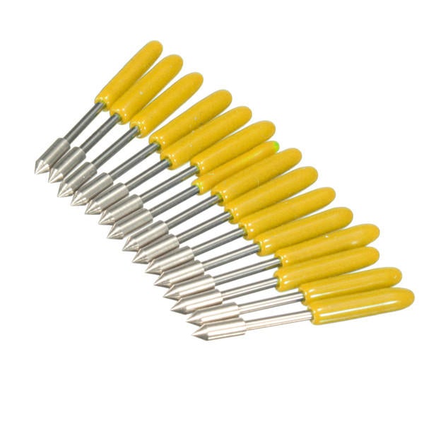Graphtec CB09 Blade Holder with 15pcs Vinyl Cutter Plotter Cutting Blades 30 Degree