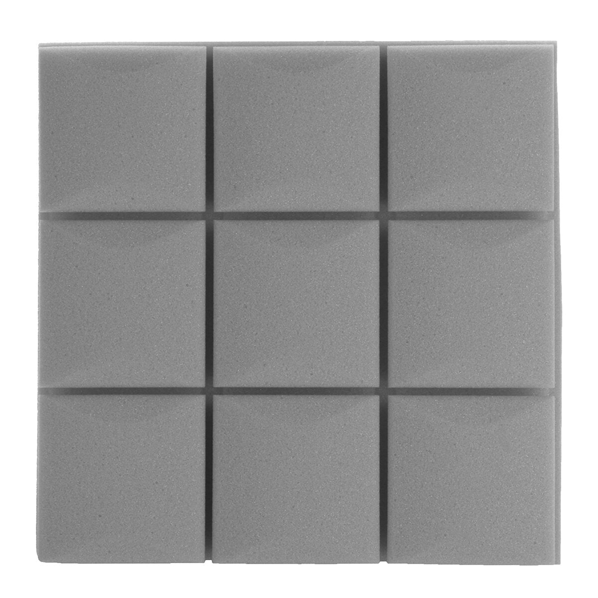 6Pcs 27x27x4 Acoustic Panels Tiles Studio Soundproofing Isolation Wedge Sponge Foam