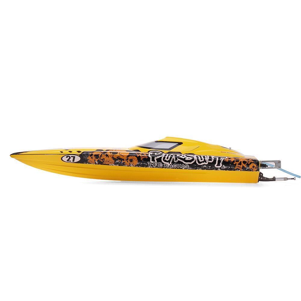 Pursuit Fiberglass 82cm Brushless RC Boat Anti-Capsize 120A ESC without Servo Transmitter Battery Charger