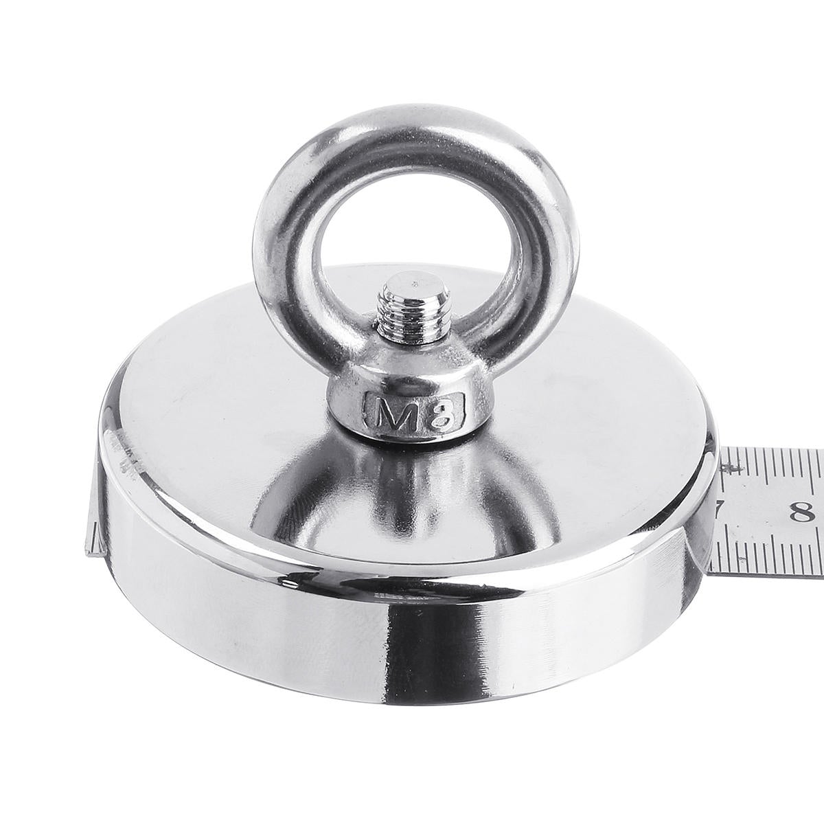 200KG D67mm Neodymium Recovery Magnet Sea Fishing Metal Treasure Hunting Recovery Magnet