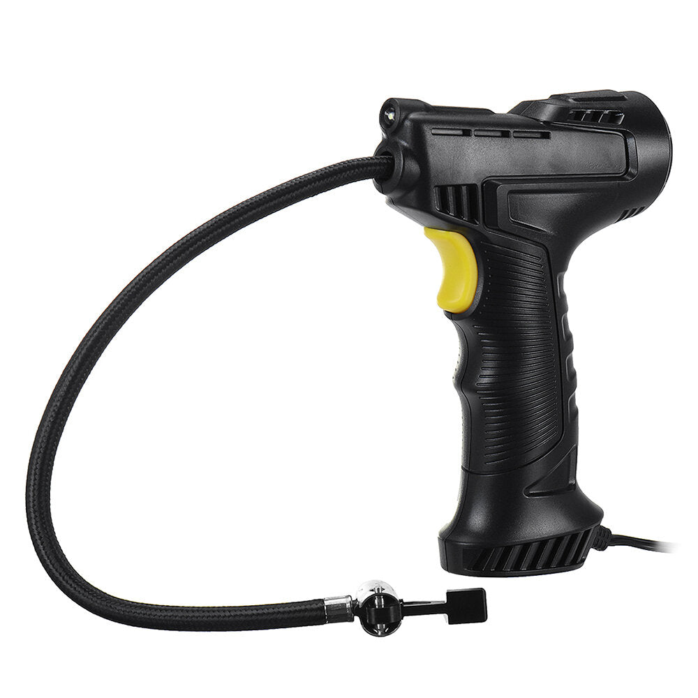 120W 2000mAh DC 12V Wired/Wireless Tyre Pump Compressor Digital Inflator for Bicycles Motorcycles Cars Balls