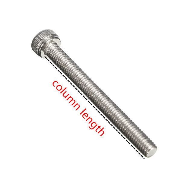 M2/M2.5/M3 Stainless Hex Socket Cap Head Screws Allen bolt Nut Assortment Kit 300pcs