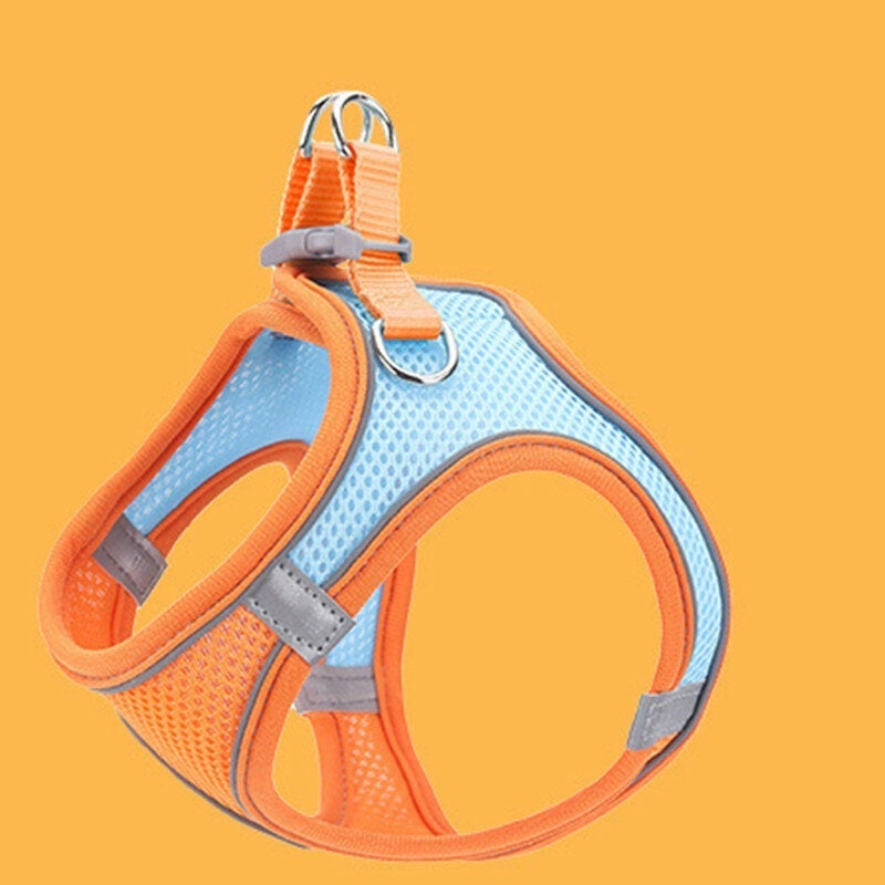 Pet Dog Cat Breathable Comfortable Strap Night Reflection Dog Strap with Safety Buckle Convenient for Outdoor Activities