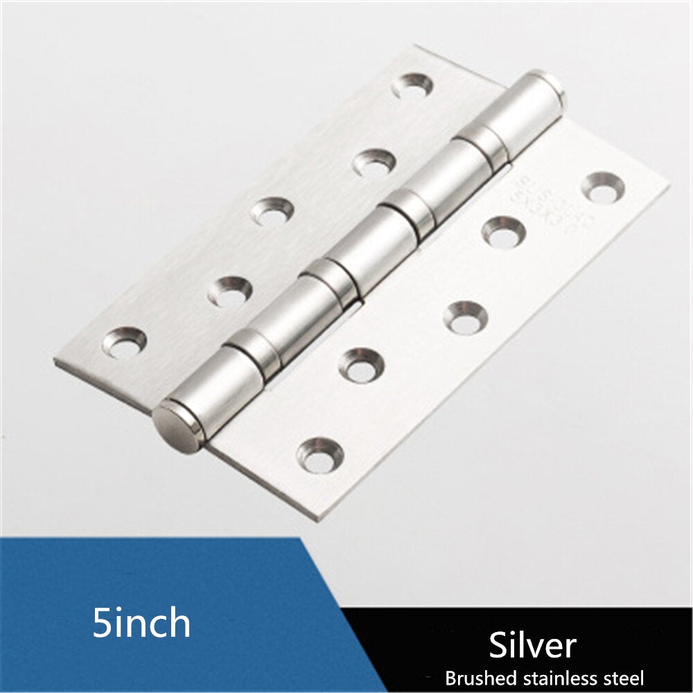 Stainless Steel Flat Opening Silent Bearing Hinge For Door Indoor Door Wooden Door Hinge For Common Door Leaf