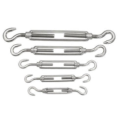 4/5/6/8/10M Hook To Turn Buckles 304 Stainless Steel Open Body Buckle