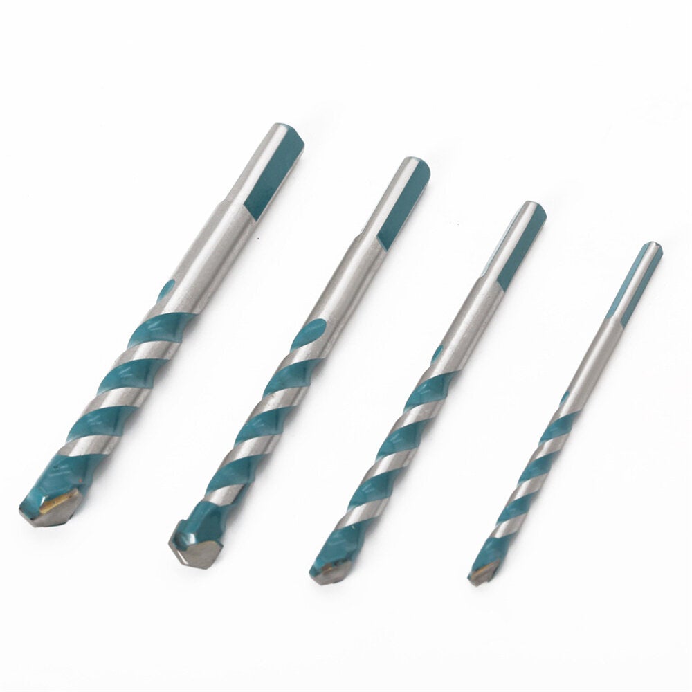 4/5pcs Tungsten Steel Overlord Drill Electric Hammer Multi-function Bit Triangle Hole