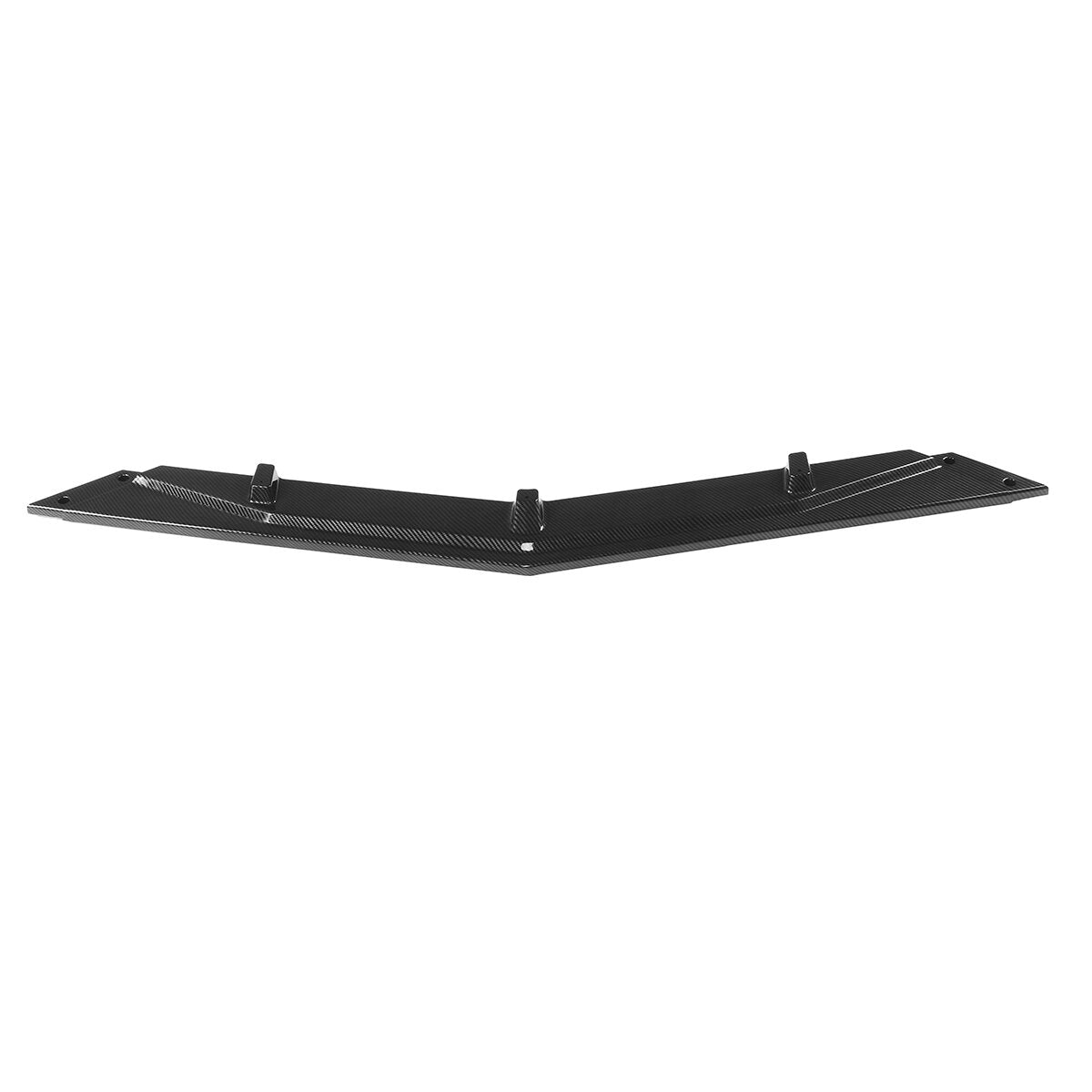 3Pcs Carbon Fiber Look Front Bumper Lip Spoiler