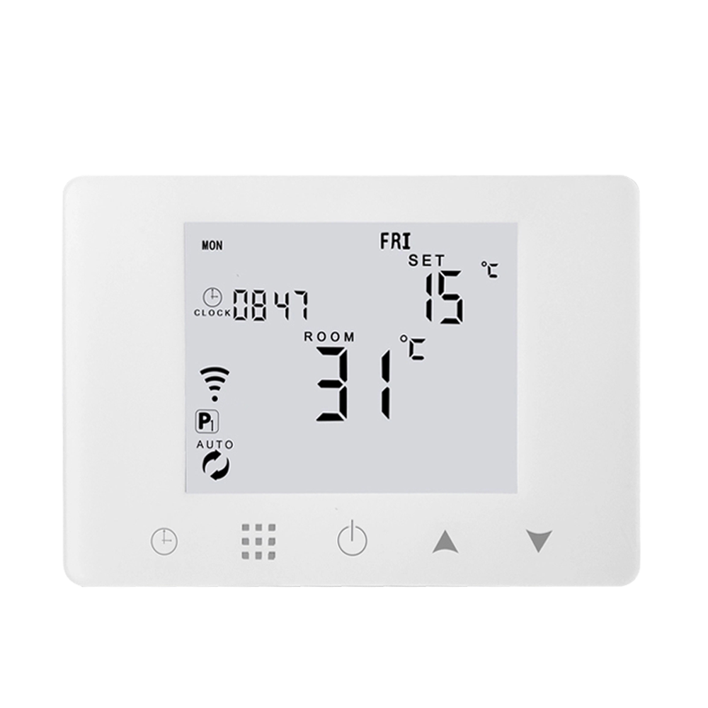 WiFi Smart LCD 5A Wall-Hung Gas Boiler Water Electric Underfloor Heating Temperature Controller Digital Weekly Programmable Thermostat Wall Mounted
