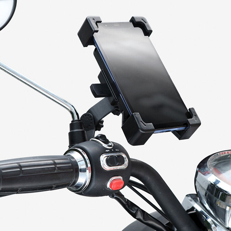 4-Claws Automatic Locking Phone Bike Holder 360 Adjustable Cycling Universal GPS Rack For MTB Bicycle Motorcycles