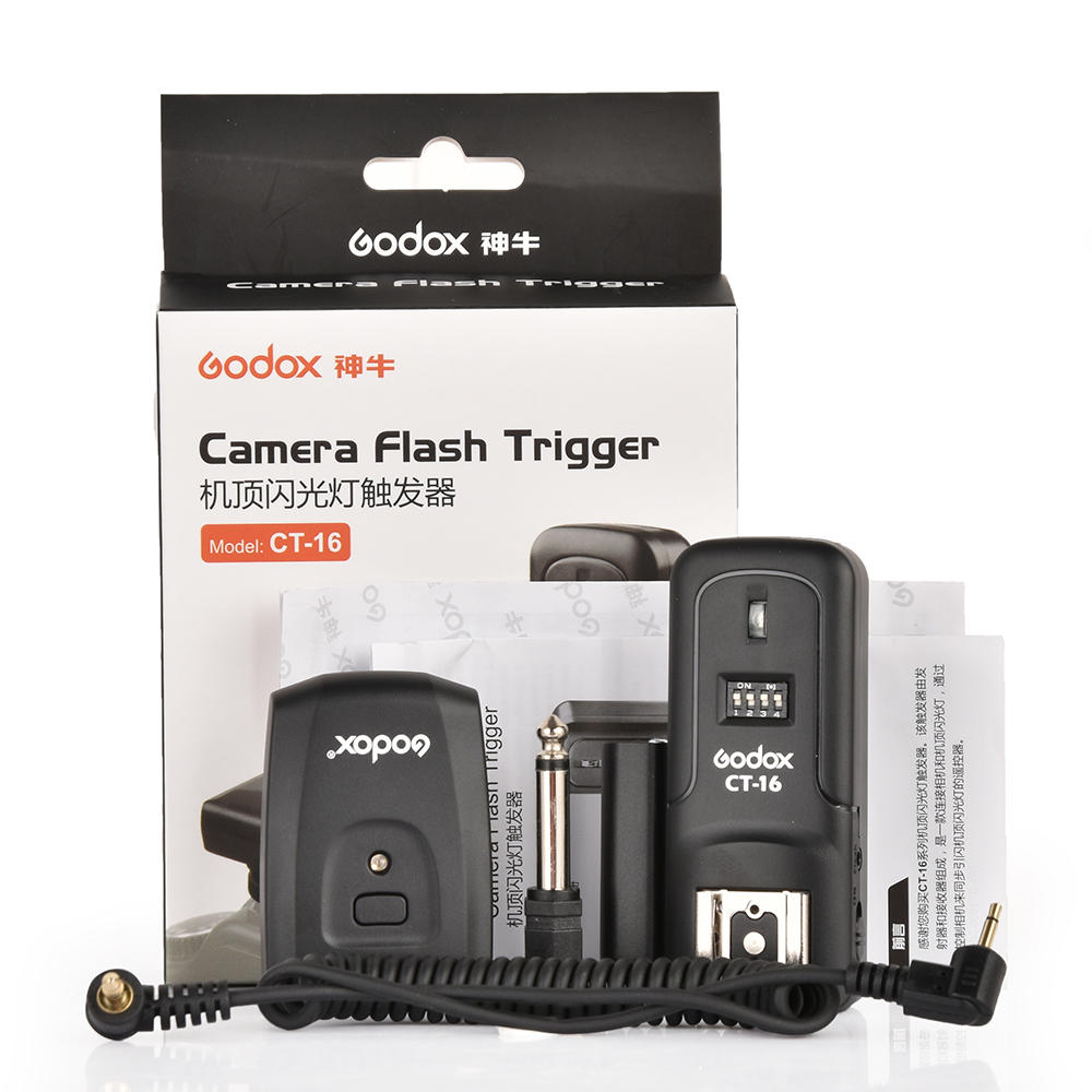 Wireless Radio Flash Trigger Transmitter Receiver 16 Channels
