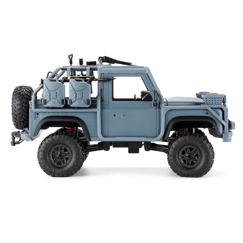 2.4G 4WD Proportional Control Rc Car with LED Light Climbing Off-Road Truck RTR Toys Blue