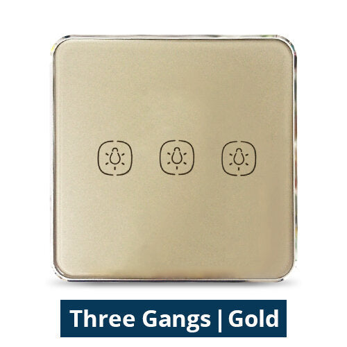 Wireless Remote Switch Work with Tuya Hub One Two Three Gangs Touch Switches Sticker Battery Power 2MQTT deCONZ