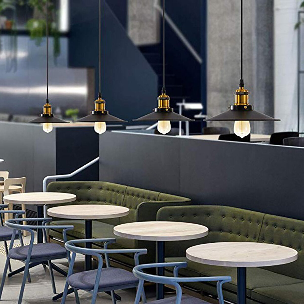 Iron Pendant Light Ceiling Lamp Chandelier Bedroom Home Fixture Decor Without Bulbs