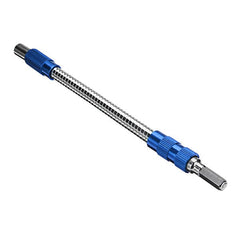 200mm Metal Flexible Extension Drill Shaft 1/4 Inch Hex Screwdriver Bit Holder