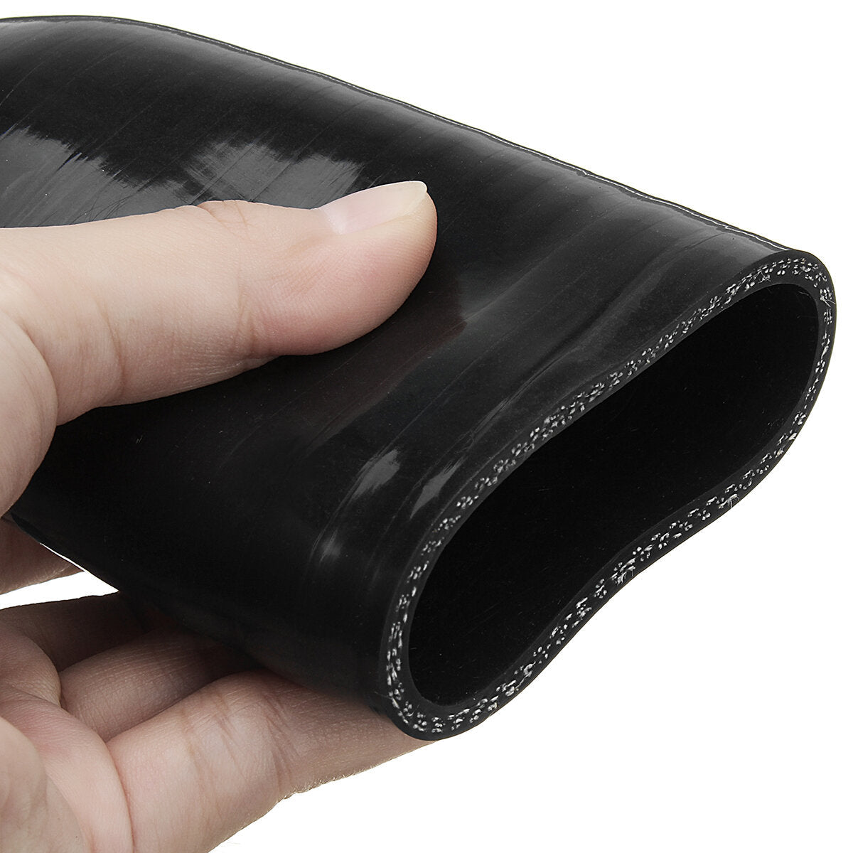 Black Turbo Car Boost Hose Silicone Rubber Pipe Intercooler For JAGUAR X-TYPE C2S26986