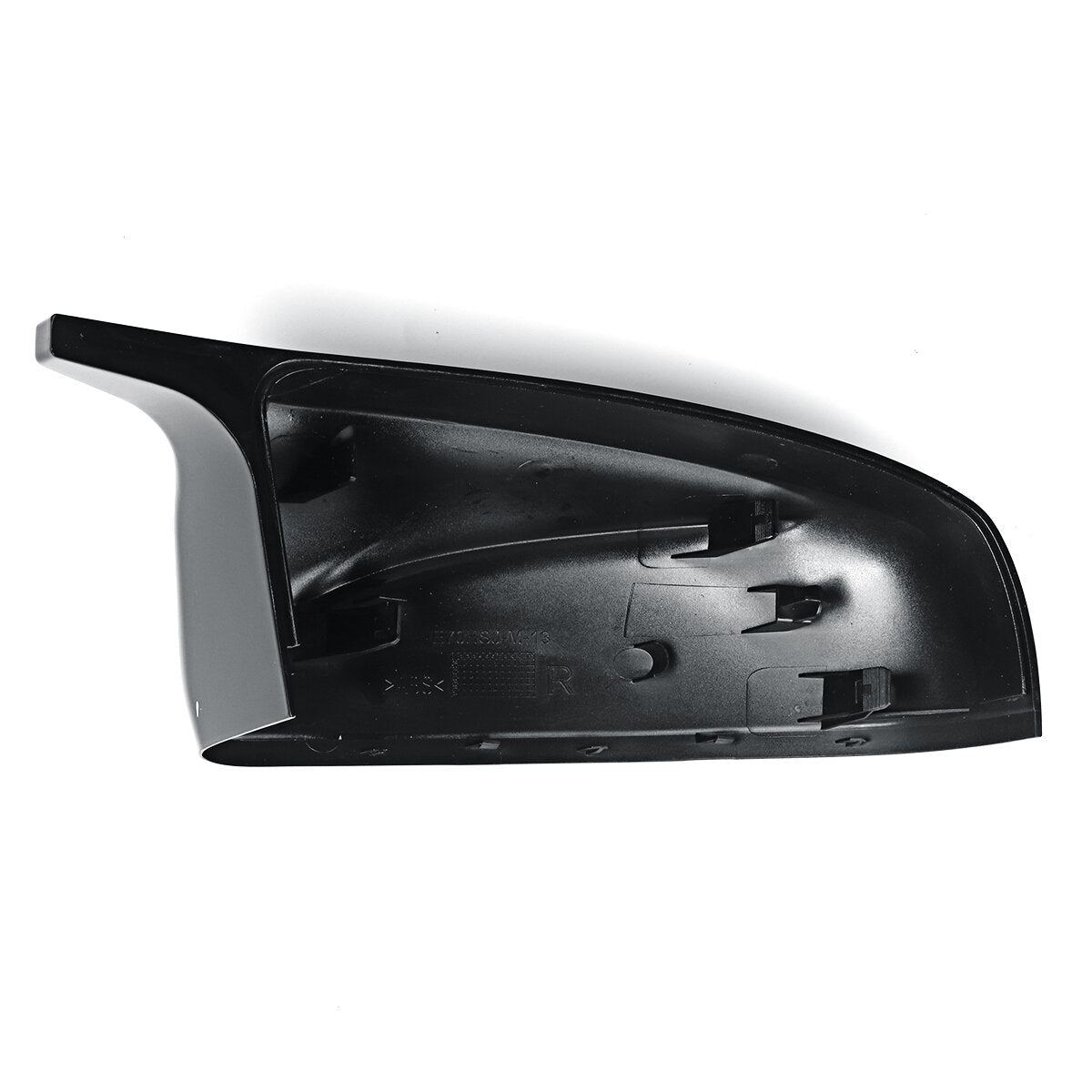 Glossy Black M Style Rear View Mirror Cap Cover Replacement Pair
