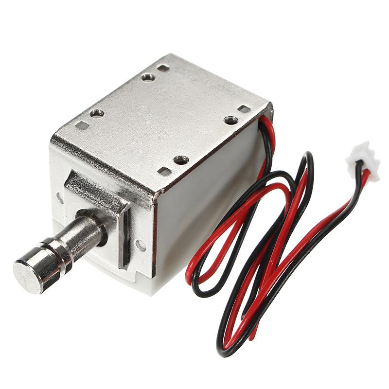 12V DC 1.5A Mini Electric Bolt Lock Cylindrical Sauna Cabinet Drawer Solenoid