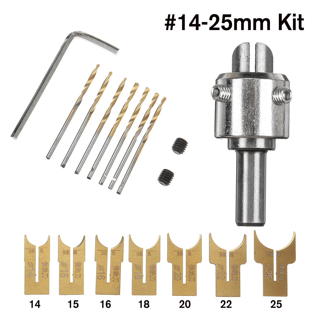 Wooden Bead Maker Beads Drill Bit Milling Cutter Set Molding Tool