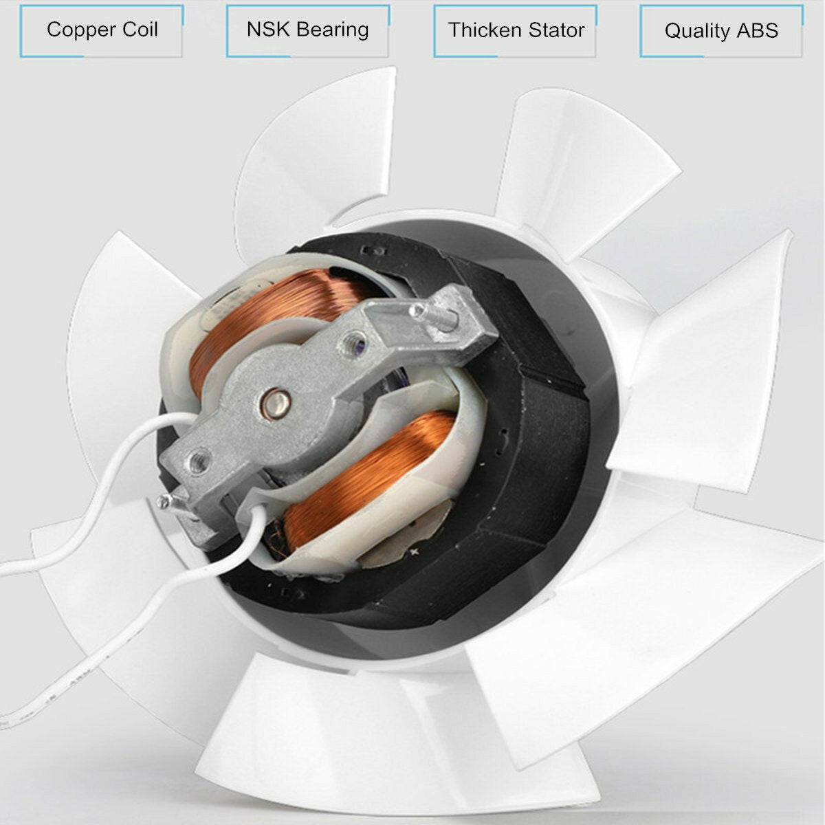 Exhaust Fan Wall Window Kitchen Toilet Bathroom Pipe Duct