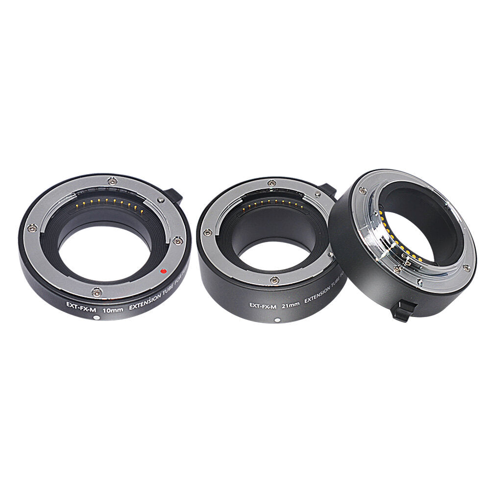 Metal Auto Focus Macro Extension Tube Ring for Fujifilm FX-Mount X-T20 XT2 X-T10 XT4 XT100 XT30 X-PRO 2 3 X-A1 XT1 XT3 Mirrorless Camera Adapter Ring