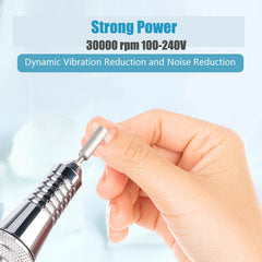 Nail Charge Sander 25000 RPM / 30000 RPM Portable Nail Polisher Nail Polish With High Capacity