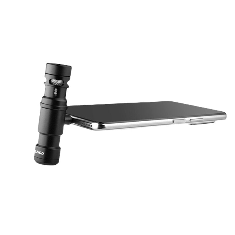 Type-C Plug and Play Microphone External Stereo Interview for Reporter Mobile Phone Camera Video