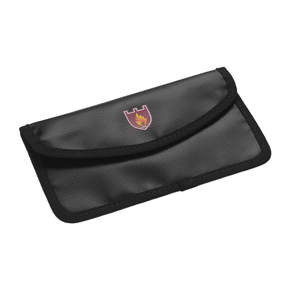 Fireproof Shielding Bag Signal Screening Bag Fire Water Resistant Storage Holder Phone Cash Valuables Storage Bag