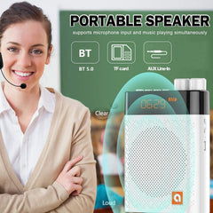 Bluetooth Megaphone Wireless Voice Amplifier Teacher Portable Microphone Loud Speaker for Teaching Tour Guide