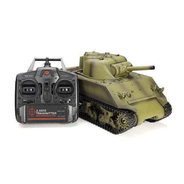 6.0S 2.4G US Sherman M4A3 Tank RC Battle Tank Models