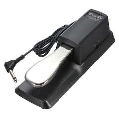 Metal Pedals Portable Damper Sustain Pedal for Keyboard Piano Instruments