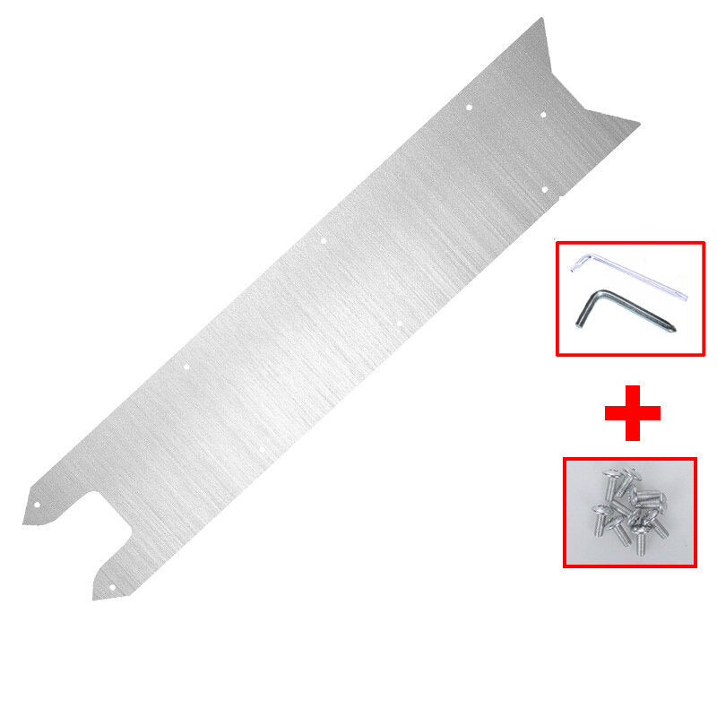 Electric Scooter Chassis Armor 304 Stainless Steel Scooter Battery Bottom Cover Protection Waterproof Cycling Scooter Accessories