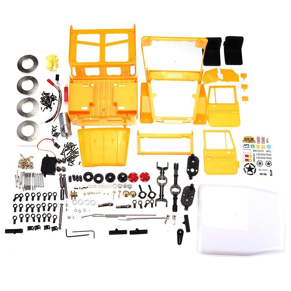 Metal Edition Kit 4WD 2.4G Crawler Off Road RC Car 2CH Vehicle Models With Head Light