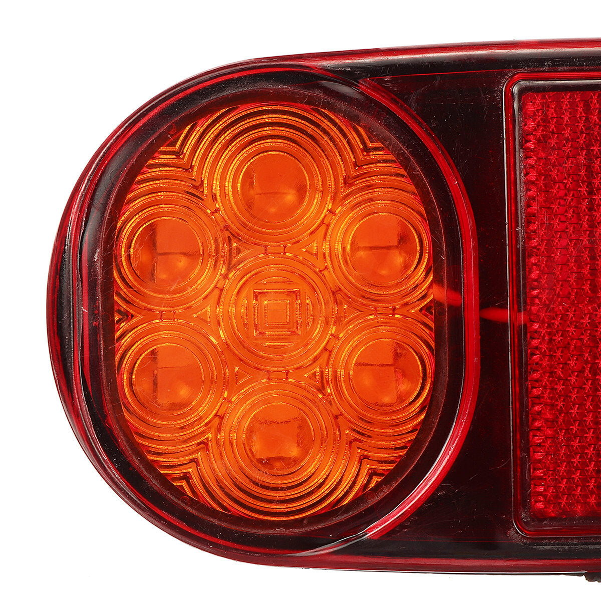 2PCS 12-24V 28LED Rear Tail Stop Brake Light Indicator For Boat Trailer Caravan Van