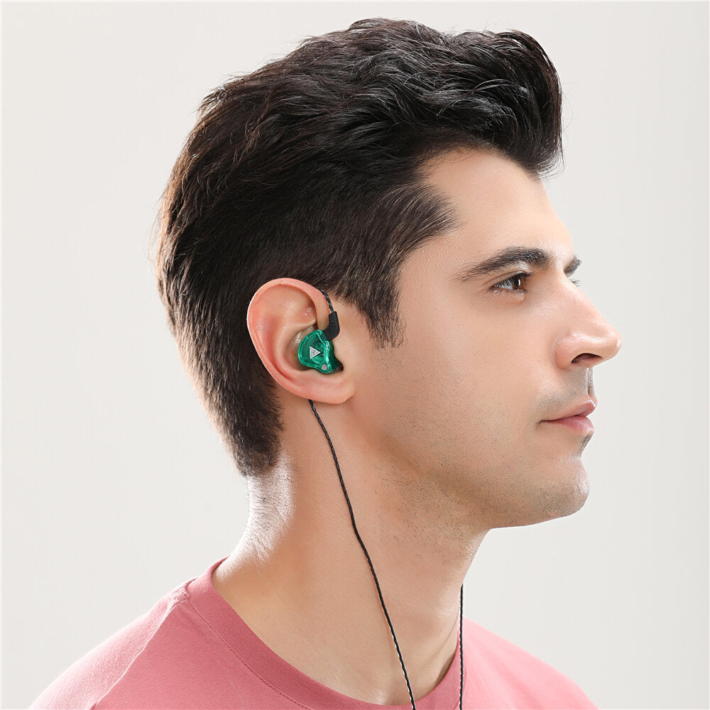 Copper Driver Hi-Fi Sport Earphone Noise Cancelling Music In-ear Earbuds for IOS Android Phones